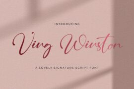 Ving Winston Font