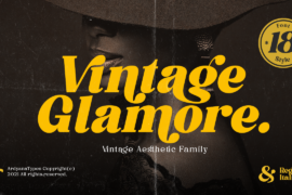 Vintage Glamore Font Family