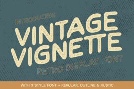 Vintage Vignette Font