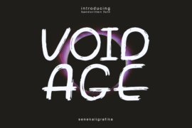 Void Age Demo Font