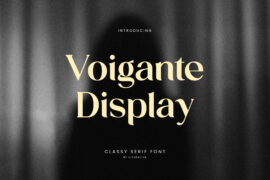VoiganteDisplay Font