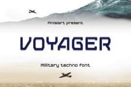 VOYAGER Font