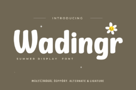 Wadingr Trial Font