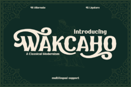 WAKCAHOtrial Font