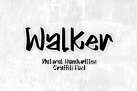 Walker – Personal Use Font