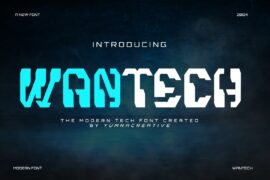 Wantech Font
