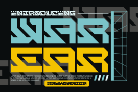 WAR EAR Font
