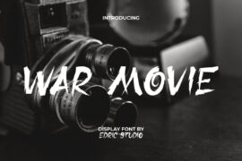 WarMovieDemo Font