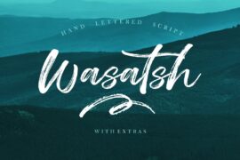 Wasatsh Brush Font Family