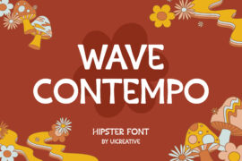 WaveContempo Font