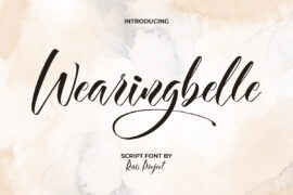 Wearingbelle Demo Font