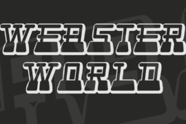 Webster World Font