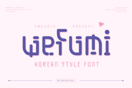 wefumi trial Font