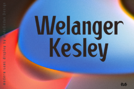 Welanger Kesley Demo Font