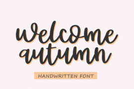 Welcome Autumn Font