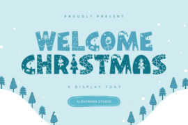Welcome Christmas Font
