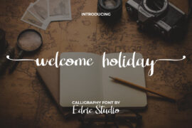 Welcome Holiday Demo Font