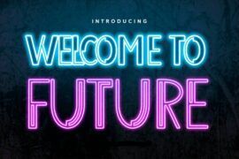 Welcome To Future 1 Font
