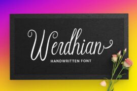 Werdhian Script Font