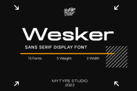 Wesker Font Family