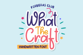 What the craft Font