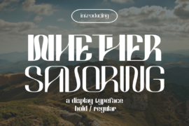 WHETHER SAVORING DEMO Font