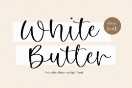 White Butter Font