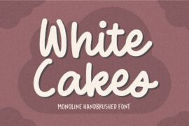 White Cakes Font