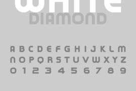 White Diamond Font