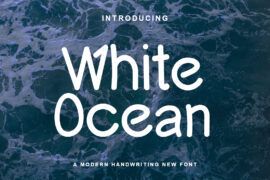White Ocean Font
