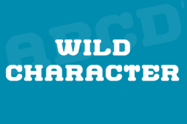 Wild Character Font