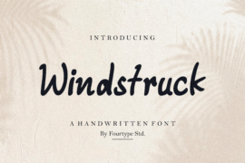 Windstruck Font