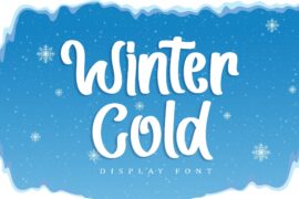 Winter Cold – Personal Use Font