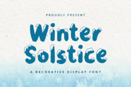 Winter Solstice Font