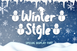 Winter Style Font