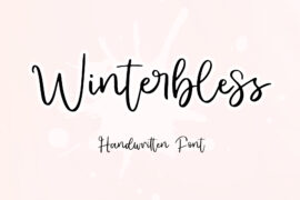 Winterbless – Personal Use Font