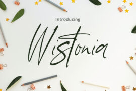 Wistonia Signature Font