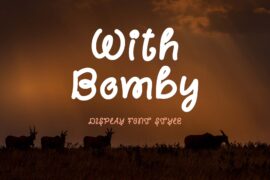 With Bomby Demo Font