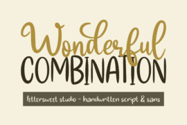 Wonderful Combination Font