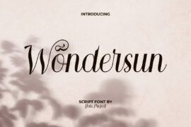 WondersunDemo Font