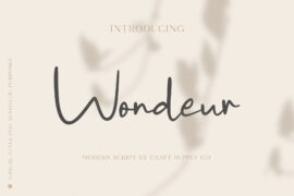 Wondeur Free Font Family