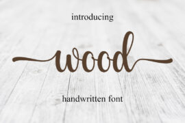 Wood Font