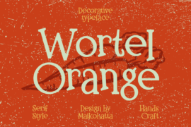 Wortel Orange Font