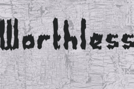 Worthless Font