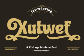 Xutwef Trial Font