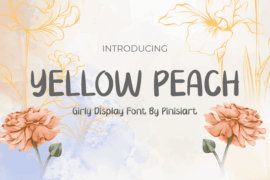 Yellow Peach Font