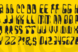 Yellow Pills Font