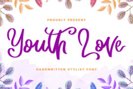 Youth Love – Personal Use Font