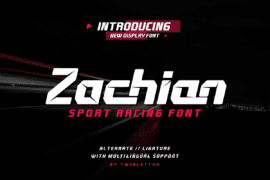 Zachian Trial Font