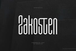 Zakosten Font